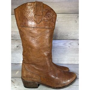 Vtg Banana Republic Women's 8  Leather Travel & Safari‎ Clothing Co. Ranch Boots